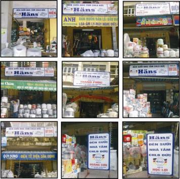 Danh sách cửa hàng, đại lý phân phối đèn sưởi nhà tắm 