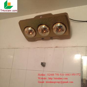 Đèn sưởi kottmann 3 bóng lựa chọn phù hợp phòng tắm