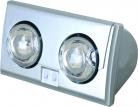 Đèn sưởi nhà tắm Kottmann 2 bóng bạc K2BS