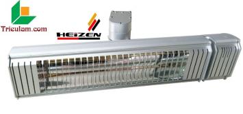 Đèn sưởi Heizen không chói mắt 2000W điều khiển smartphone
