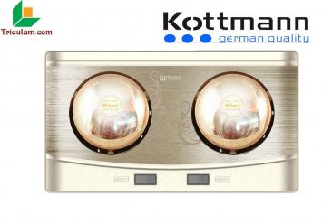 Đèn sưởi Kottmann 2 bóng K2BQ